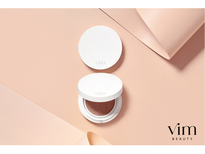 ＜vim BEAUTY＞仕上がりとキープ力で支持！クッションファンデ「effect like finish cushion foundation」に血色感を演出するミディアムピンクベージュカラーが登場