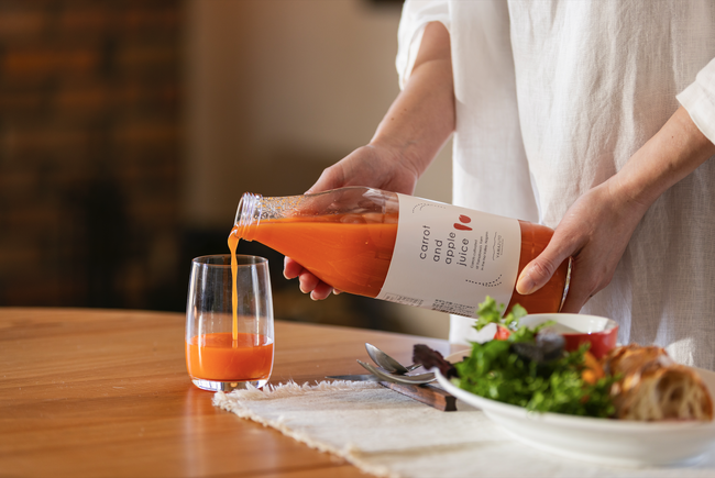 農と森の循環の中から生まれた食のブランド「YAMAZUTO」より、新商品“Carrot and Apple Juice”を販売開始。