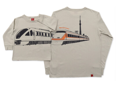 OJICOから東武特急スペーシアと東京スカイツリー(R)をモチーフにした新作コラボレーション長袖Tシャツが限定で登場！