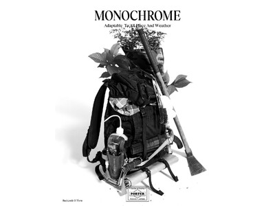 PORTERより新作「MONOCHROME」を発売します。