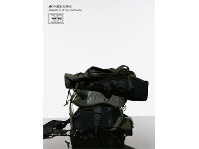 PORTERの新作「MONOCHROME」が国内外の厳選された店舗で発売となります。