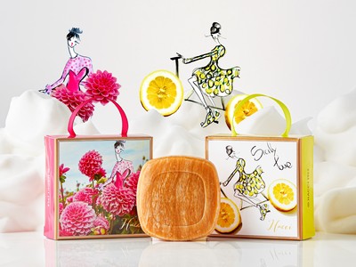 イタリアの人気ファッションイラストレーターとのコラボレーションパッケージが登場。HACCIはちみつ洗顔石けん、初夏の瑞々しさが届くパッケージ2種を限定発売