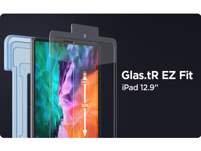 【新商品】Spigen、iPad Pro 12.9インチ用のガラスフィルム『EZ Fit』をAmazonで発売!!