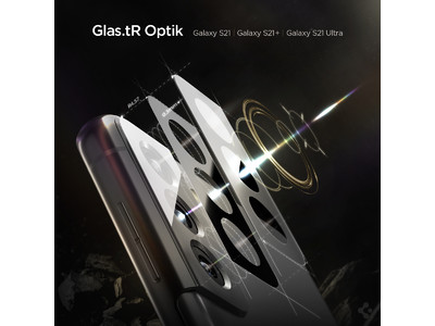 【新商品】 Spigen、Galaxy S21 シリーズ専用のカメラ保護フィルム「Optik」発売