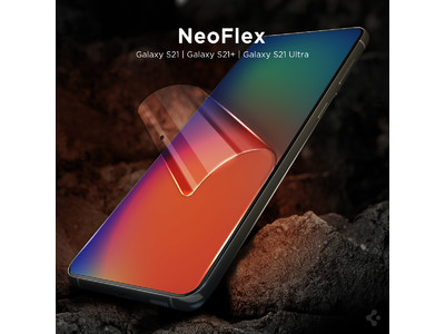 【Spigen】 Galaxy S21 シリーズ専用の液晶保護フィルム「Neoflex」をご紹介いたします。