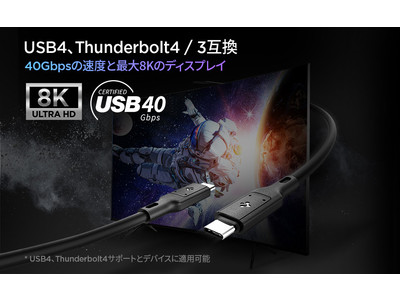 【 新商品20％off 】 Spigen Thunderbolt  4 ・３ ケーブル 期間限定 セール! 