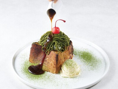 【新緑の味わい】Pastelの抹茶スイーツ!昨年好評の抹茶のモンブランフレンチトーストなどが今年も再登場