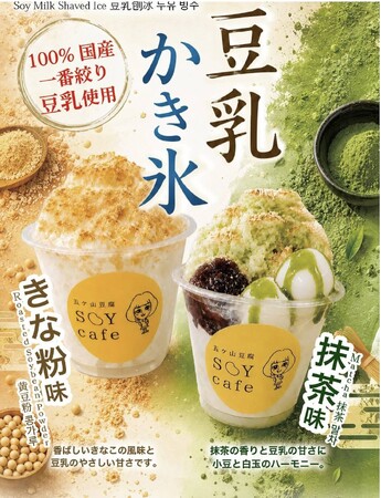 五ケ山豆腐とSOYcafeの新商品】毎朝一番搾りの濃厚豆乳をそのまま凍ら