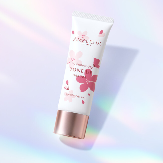 【AMPLEUR】春に完売したサクラピンクのトーンアップUVが、この夏BIGサイズで限定登場！