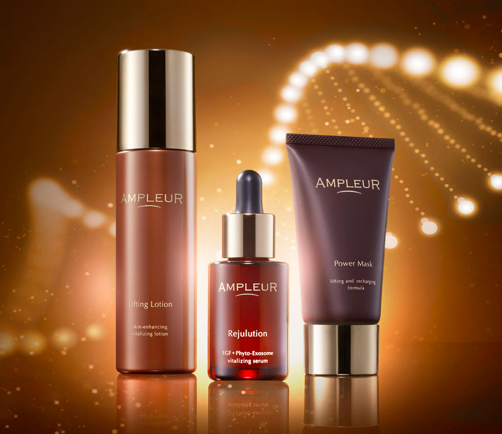 【AMPLEUR】20年以上のエイジングケア*¹研究を経て、新たな成分で複合的な肌悩みへとアプローチする新エイジングケアシリーズ3品を2025年10月23日(木)より新発売