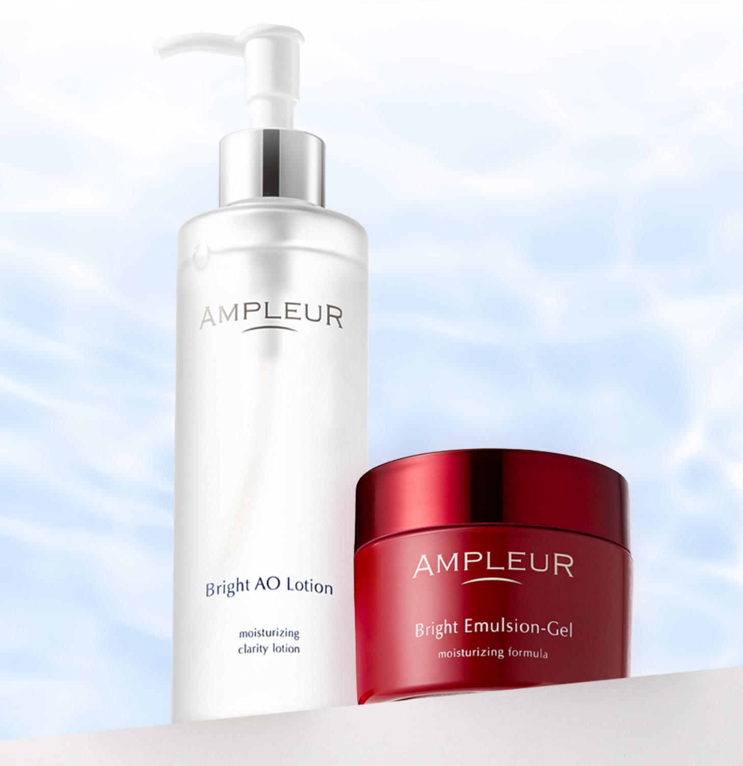 【AMPLEUR】“白玉ハイドロキノン化粧水”＆“白玉ビタミン美容乳液ゲル”に数量限定BIGサイズ登場！