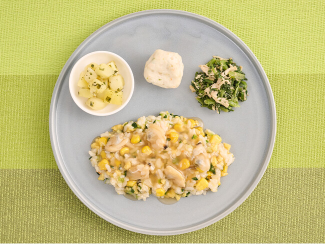 春が旬のあさりをたっぷり使用！優しい味わいの「あさりの旨味染み込む和のリゾット」が4月7日(火)に新登場