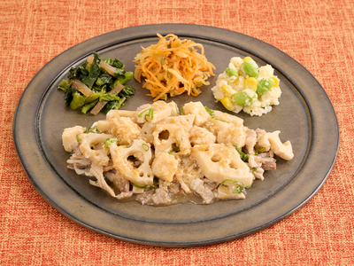 秋の味覚を堪能！「柚子胡椒香るれんこんと豚の旨だれ」が11月11日（火）に新登場