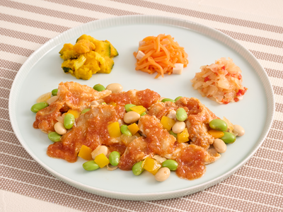 ピリ辛の特製チリソースが食欲をそそる「ポークチリビーンズ」が12月2日（火）に新登場