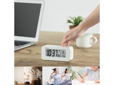 1Push でメリハリのある時間を「タイマー付き電波デジタル時計」発売