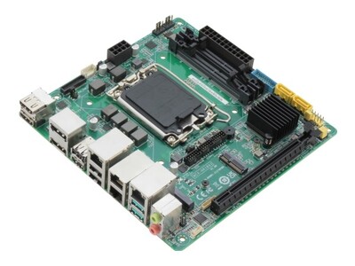 AAEON GbE LAN×4ポート搭載！Intel(R) H610Eチップセット 第12/13世代Core i対応 産業用Mini ITXマザーボード【MIX-H610A1】販売開始！