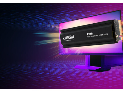 マイクロン、ゲーマーやクリエイター向けに圧倒的なパフォーマンスを実現Gen4 SSDの新製品「Crucial P310 2280」を発表