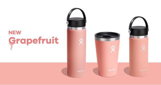 アジア・オセアニア地域限定！断熱ステンレスボトルブランドHydro Flask(R)(ハイドロフラスク)より、心ときめくピンクグレープフルーツのボトルが登場