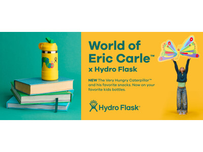 Hydro Flask(R) × エリック・カール 第2弾！ブートの下に蝶々が隠れる、遊び心満載の限定コ...