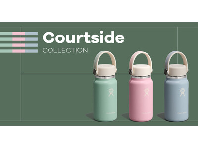 【Hydro Flask(R)(ハイドロフラスク)】テニスシーズンを彩る限定モデル！初夏にぴったりなパステルカラーの「Courtside Collection」が登場