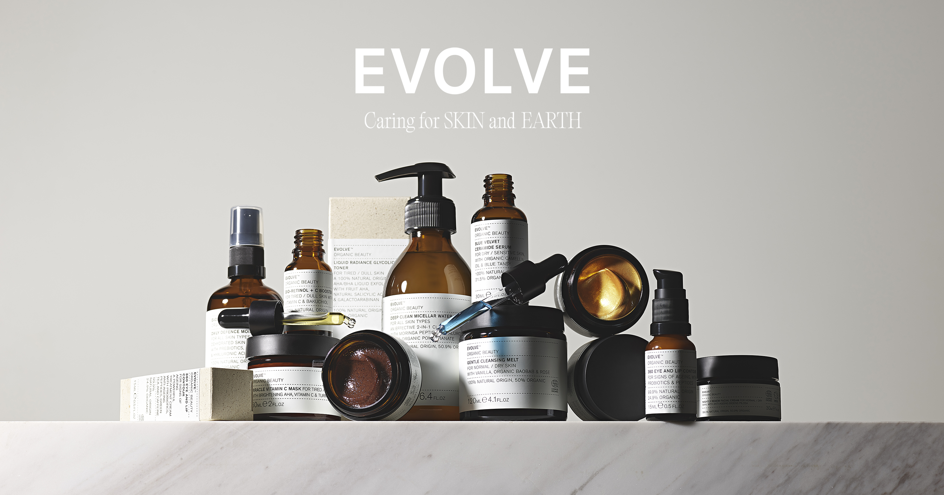 英国発・オーガニックスキンケアEVOLVE公式オンラインストアを2025年1月22日(水) オープン