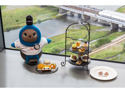 【『LOVOT』×二子玉川エクセルホテル東急】愛らしい『LOVOT』と「癒し×アフタヌーンティー」で特別なひとときを演出