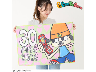 パラッパラッパー30周年を記念したアートを使用したアパレル・雑貨商品がプレミアムバンダイに登場！
