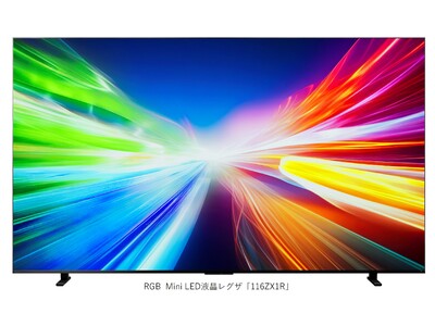 RGB Mini LED���ڃe���r����{�ŏ��߂Ĕ���*1�`RGB Mini LED�t�����O�U�u116ZX1R�v��12��5���ɔ���