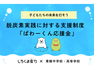 生徒発案！脱炭素実践に対する支援制度「ぱわーくん応援金」が誕生！