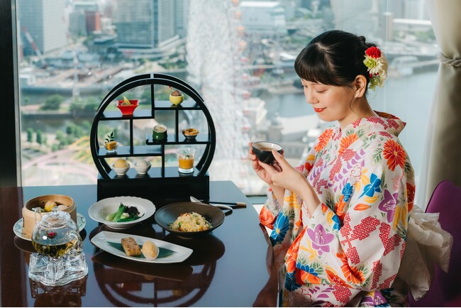 もらえる浴衣 と ホテルアフタヌーンティー セットプラン「浴衣でアフタヌーンティー」開催