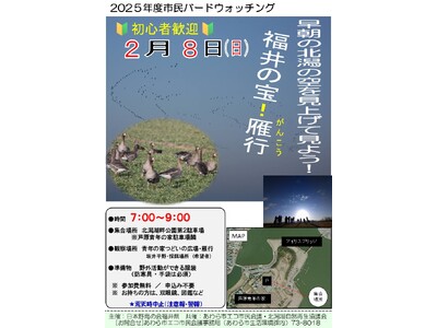 福井の宝！雁行ウォッチング