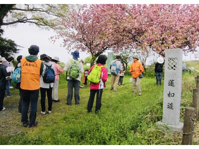 ５年ぶりに「 蓮如の里ふるさとの道を歩く会」 を 開催