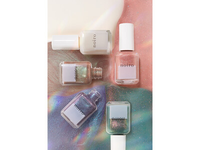 「AI時空」をテーマにした、透け感ときらめきが重なり合う夏の新色が登場！「noiro ネイルカラー」2026年夏の新色