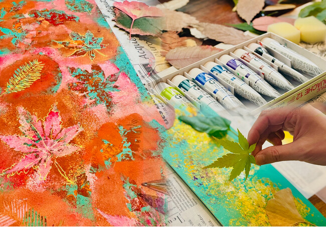 《芸術の秋に美術館でアート体験》ヨックモックミュージアムでアートセッション「落ち葉のコンポジション」を2025年11月に開催