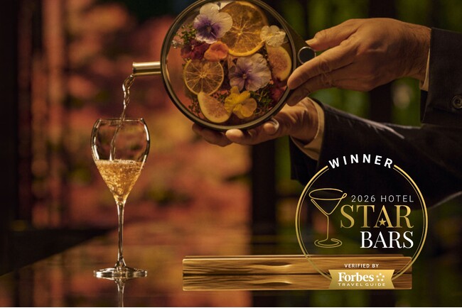プレスリリース「【ROKU KYOTO, LXR Hotels & Resorts】Forbes Travel Guide 2026 Hotel Star Bars に選出」のイメージ画像