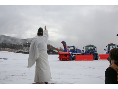 スキージャム勝山　オープンに向け「安全祈願祭」開催