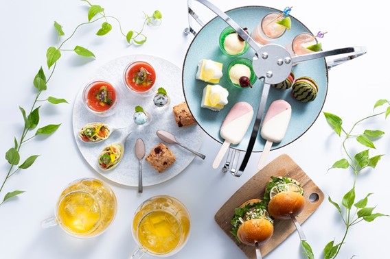 涼やかな風や木漏れ日と楽しむ「KIKYO サマーアフタヌーンティー」 7 月 11 日(金)より販売開始