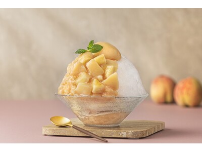 ピーチ&マンゴーを堪能する夏のひんやりスイーツ 山梨県産白桃や宮崎県産マンゴーをふんだんに使用したプレミ...
