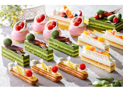 春の新作ケーキ4種が登場　ペストリーシェフ佐藤浩一が素材の調和にこだわった柑橘・抹茶・苺・レモンの魅力を...