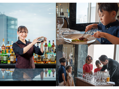 ���̉āA���l�x�C�V�F���g���z�e���Ŋw�ԁg�{���h�̃}�i�[�̌� Sheraton �e�[�u���}�i�[ for KIDS �`�ċx�݂̒��`��` �o�[�e���_�[�ɂ��~�j�J�N�e�������t���̉Č���v���O����