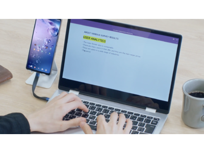 スマートフォンをPCのようにする『WitH』、一般の方向けにamazonでも販売開始。