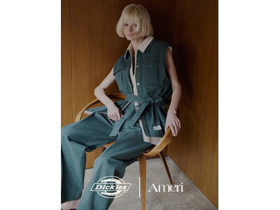 Ameri、老舗ワークウェアブランド「Dickies(R)︎」と初のコラボレーション モードさを取り入れ...