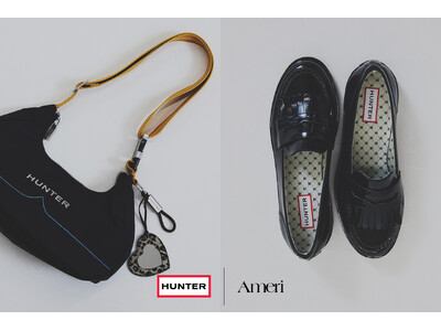 Ameri、英国老舗ブランド「HUNTER」との初コラボレーションアイテムを5月29日（金）より発売