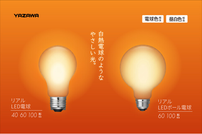 LEDフィラメント電球を発売 - 毎日キレイ