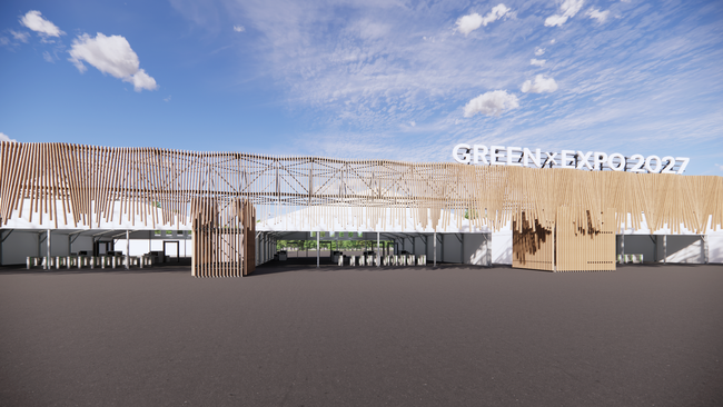 大阪・関西万博の2つのパビリオンがGREEN×EXPO 2027のメインゲート・レストランとして再生