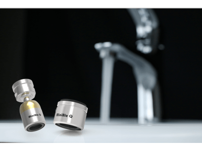 支援額500万円達成！！海外クラウドファンディングで２億円の支援実績！簡単取付で自宅の水道水の洗浄力と除菌効果UP！マイクロナノバブル発生器【ミニブルＱ】日本上陸