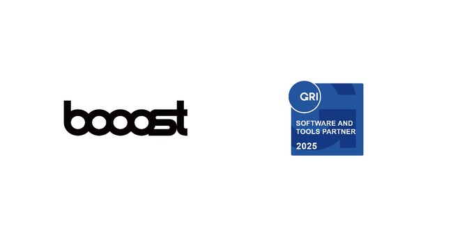 Booost、日本で初めて「GRI Licensed Software & Tools Partner」を取得