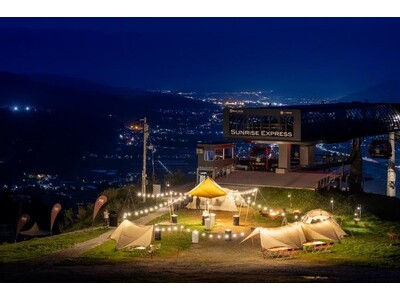 【石打丸山スキー場の夏季営業】「『ザ・ヴェランダ石打丸山』の夜間営業～ナイトテラス～」営業開始！