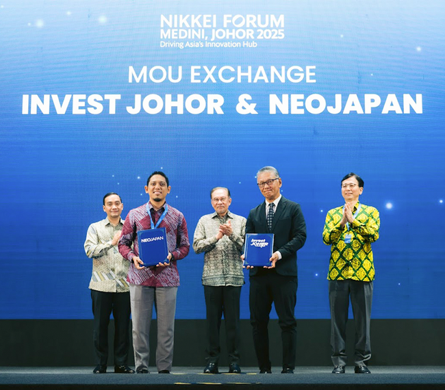 ネオジャパン、マレーシア ジョホール州政府機関「Invest Johor」と「東南アジア・エクセレンスセンター設立」に向けた基本合意(MoU)を締結