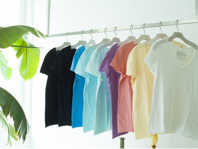 2020年3月中旬、Frank&Eileenのカットソーライン＜teelab＞からカラフルTシャツが10色登場。千駄ヶ谷店限定で全色オールラインナップ！